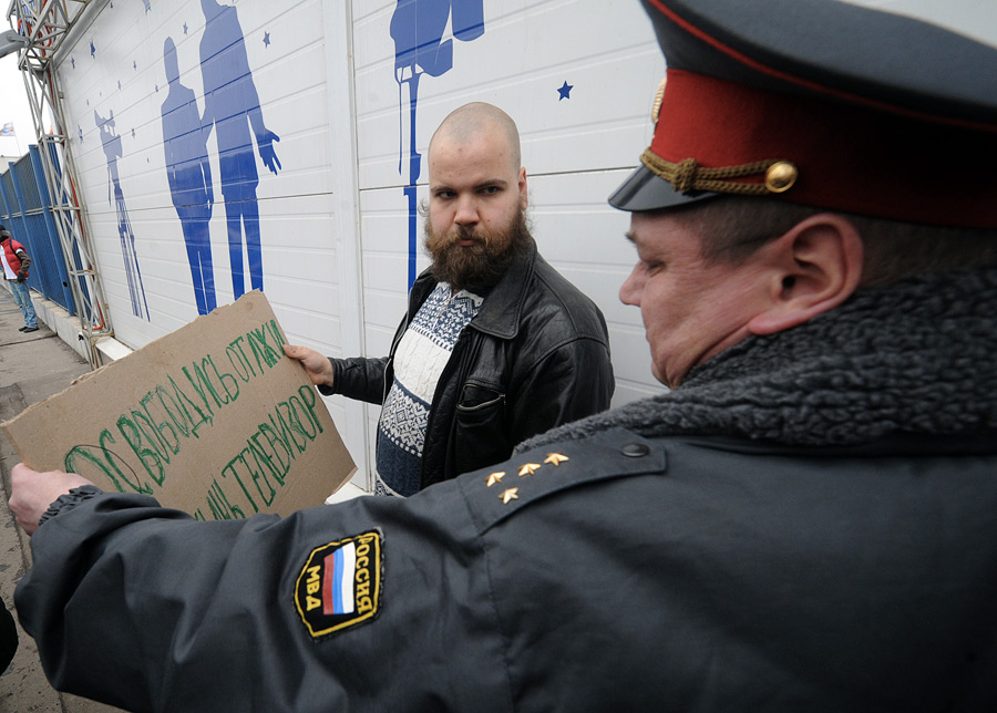 НТВ лжет. Акция протеста в Останкино