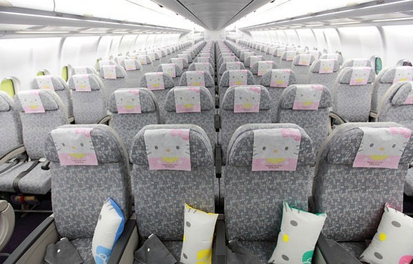 Самолет Hello Kitty.