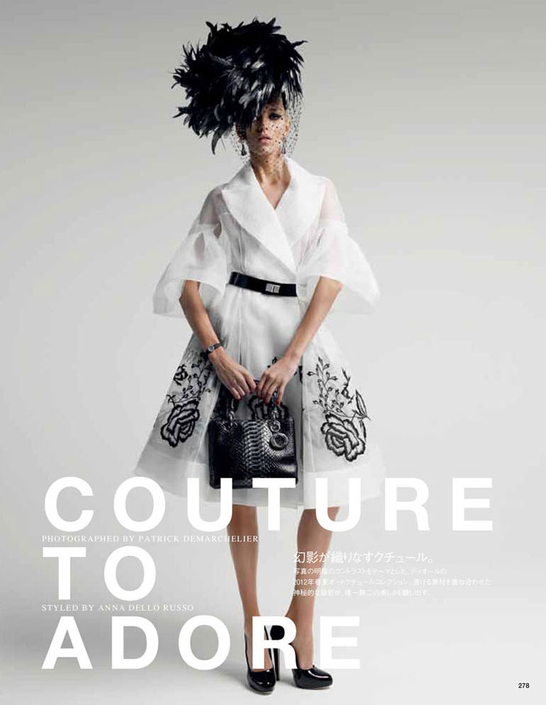 Анна Рубик в Vogue Japan, май 2012