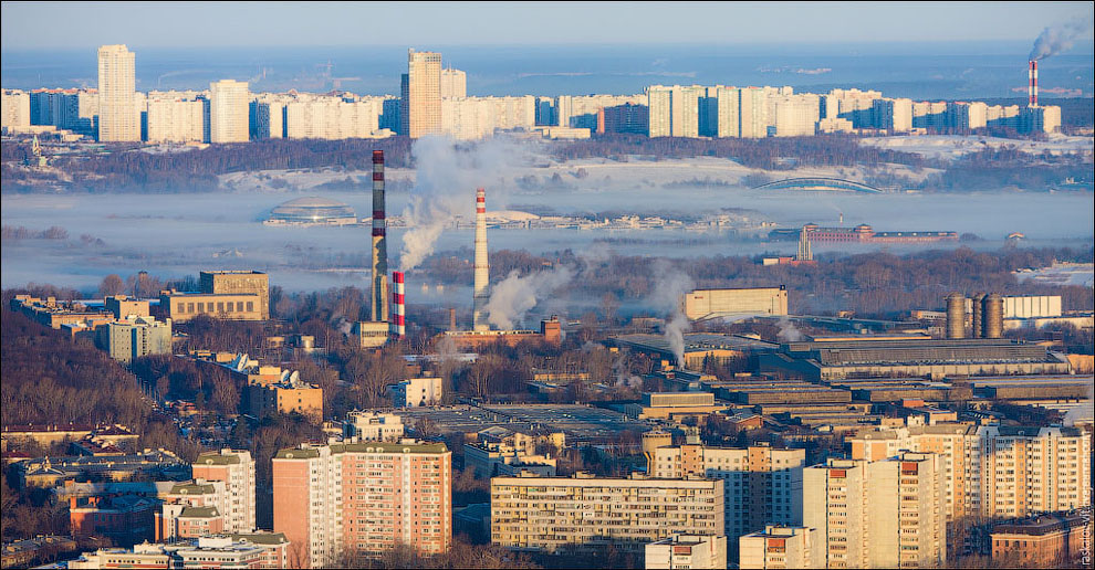 Виды Москвы с башни "Меркурий"