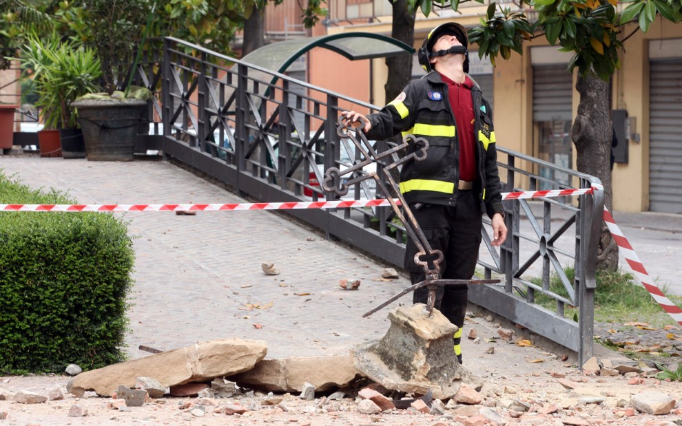 Землетрясение в Италии 2012