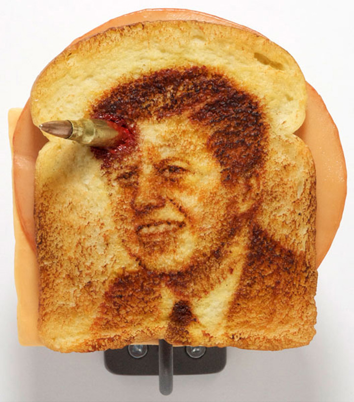 Исторические портреты из бутербродов