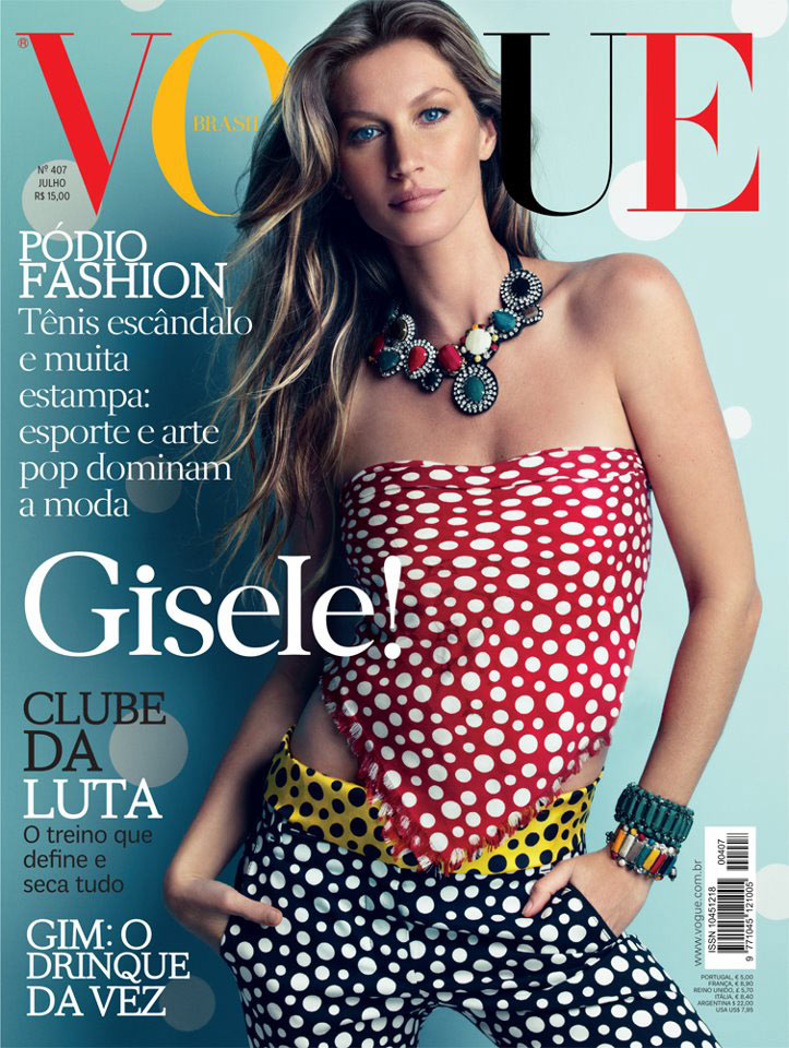 Жизель Бундхен в Vogue Brazil, июль 2012