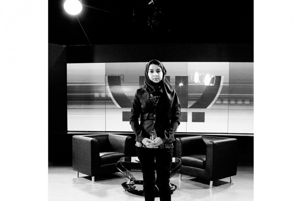Ливийская телеведущая