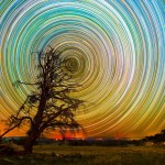 Путешествия звёзд по ночному небу Австралии