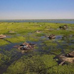 Масштабные болота Судд в Южном Судане
