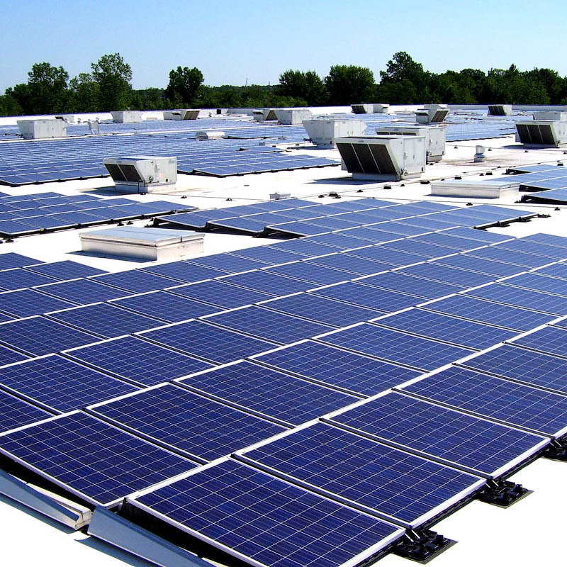 Солнечные панели на крышах ИКЕА