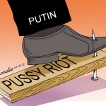 Дело Pussy Riot в зарубежных карикатурах