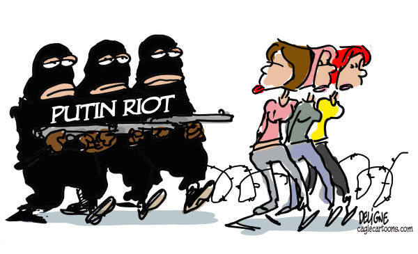 Pussy Riot в карикатурах