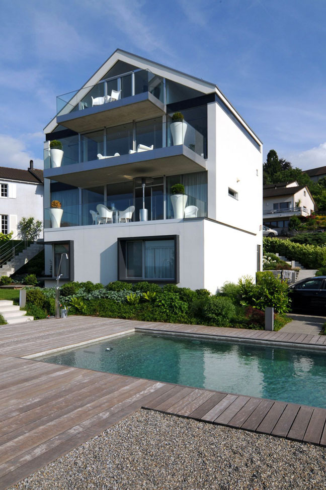 Современный дом в Швейцарии
