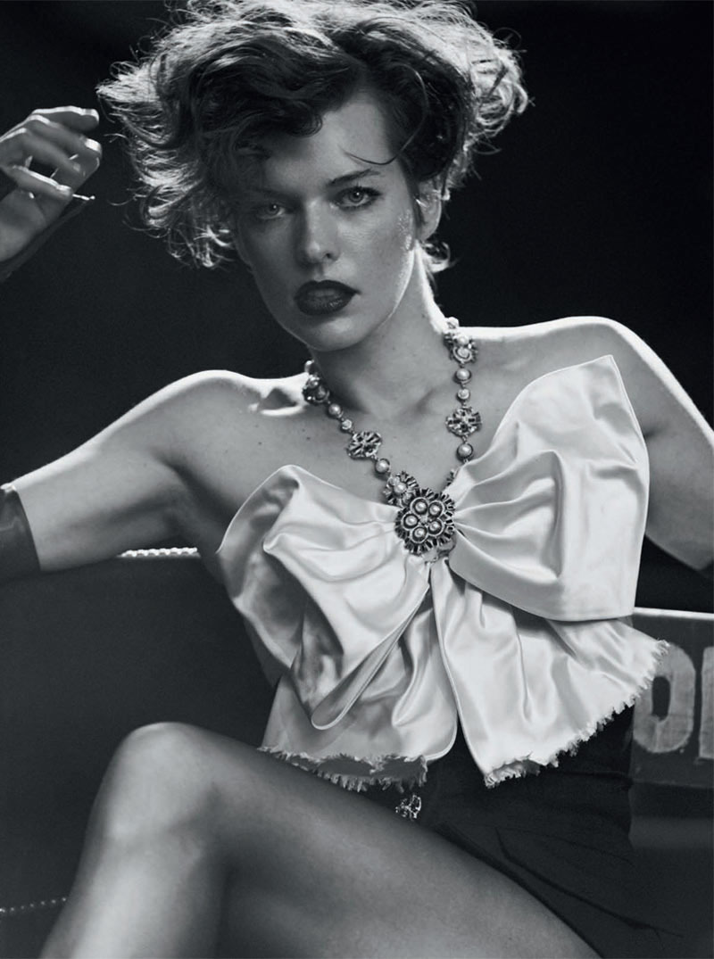 Милла Йовович в Vogue Italia, сентябрь 2012
