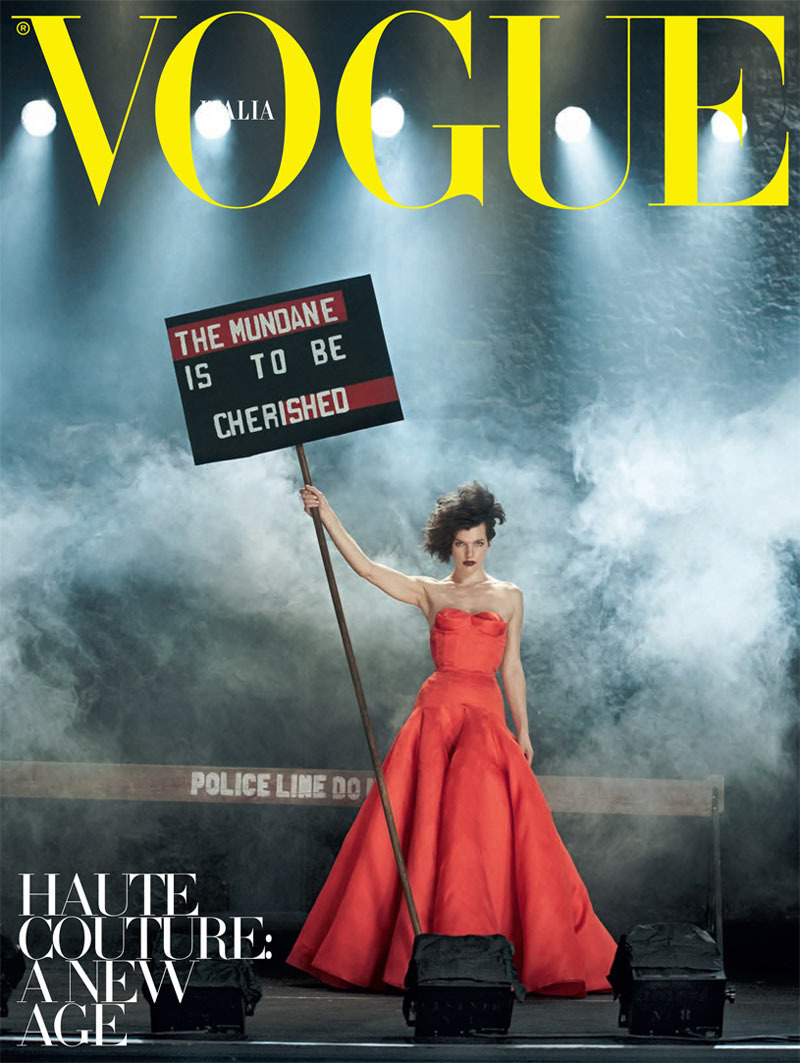 Милла Йовович в Vogue Italia, сентябрь 2012
