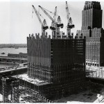 Строительство Всемирного торгового центра в Нью-Йорке