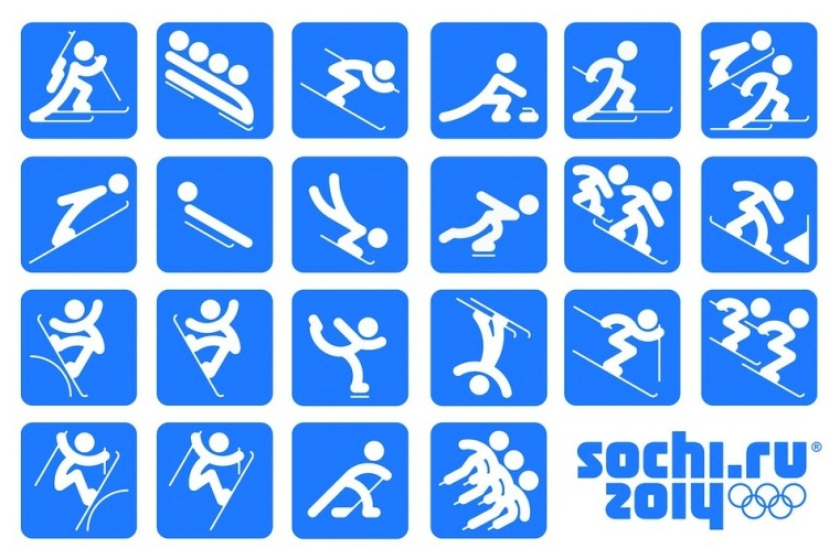 2. Новые пиктограммы Олимпийских игр в Сочи 2014 года