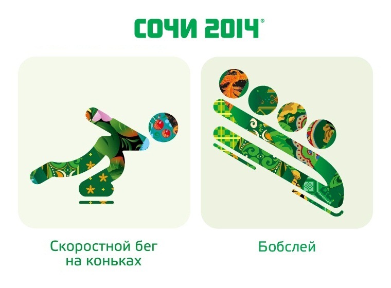 7. Новые пиктограммы Олимпийских игр в Сочи 2014 года