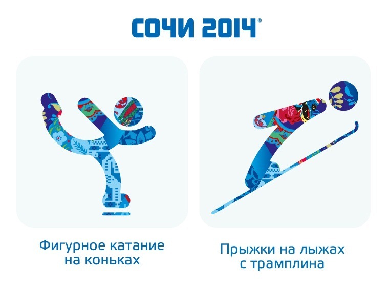 10. Новые пиктограммы Олимпийских игр в Сочи 2014 года
