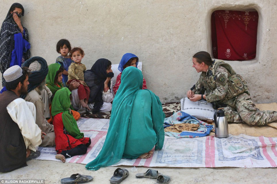 Британские женщины-военные в Афганистане