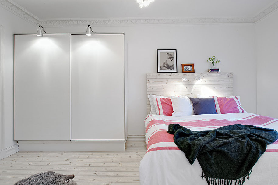 Интерьер двухкомнатной квартиры в Швеции