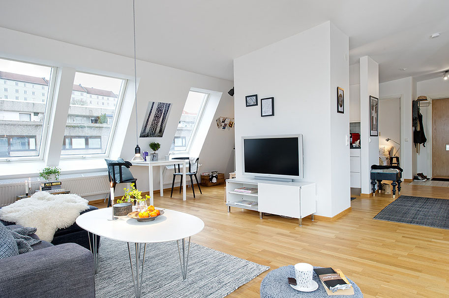 Интерьер квартиры в Швеции