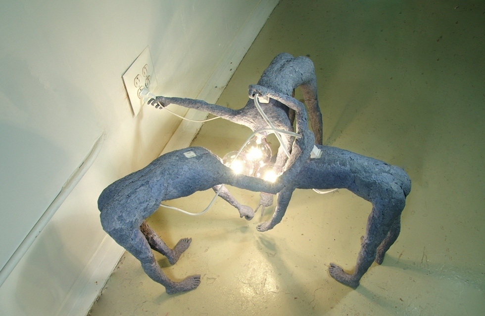 3. Ожившие скульптуры-светильники. Скульптор: Stephen Shaheen