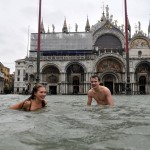 Сезонное наводнение в Венеции
