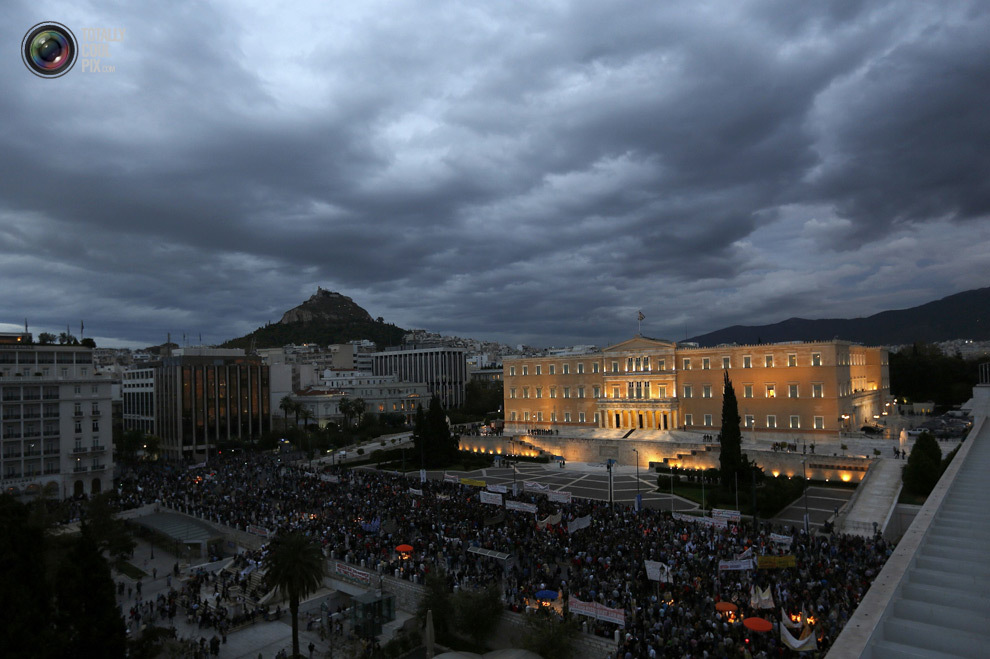 Забастовка в Греции