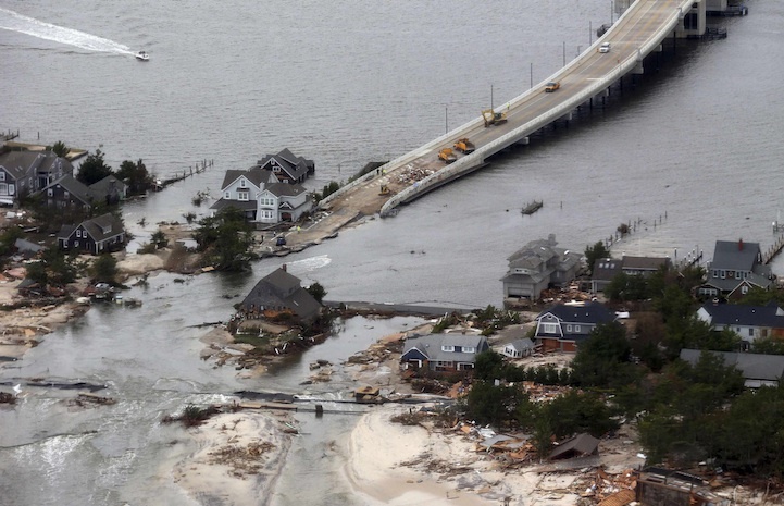 9. Шокирующие последствия урагана Сэнди