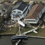 Последствия урагана «Сэнди»: вид с воздуха