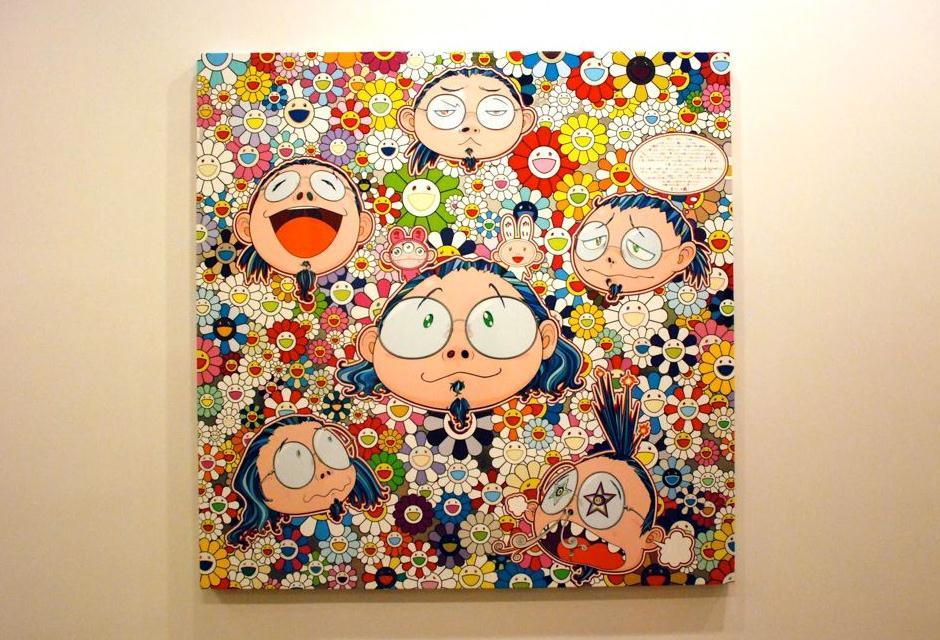 4. Выставка «Цветочки и черепушки» японского художника Такаси Мураками