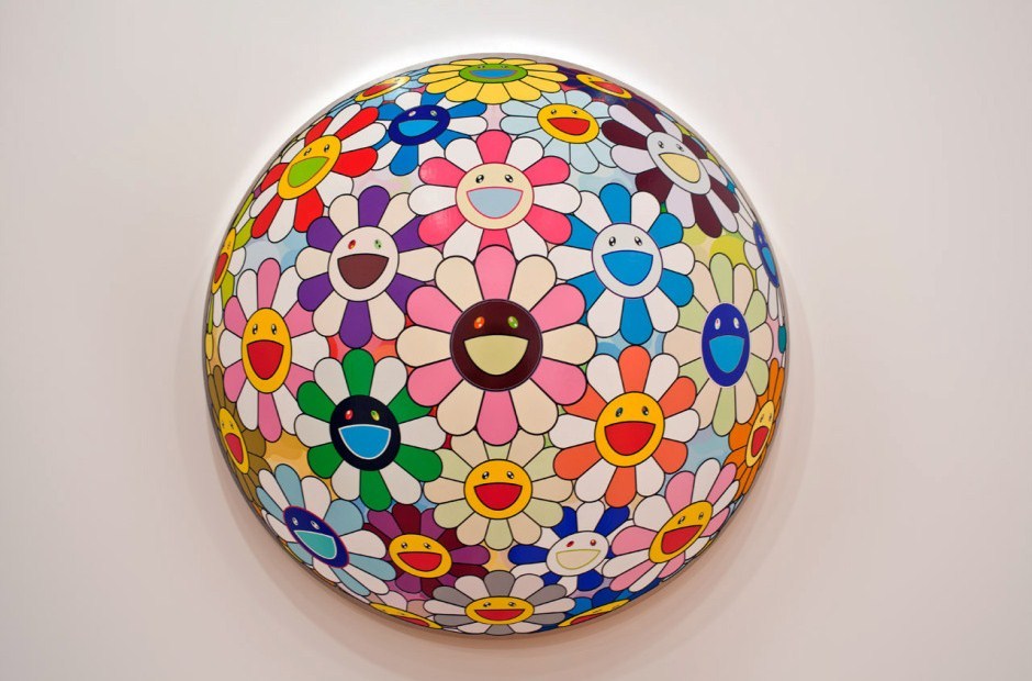 6. Выставка «Цветочки и черепушки» японского художника Такаси Мураками