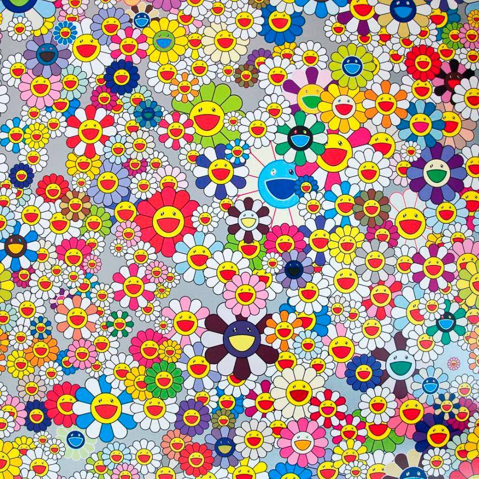 12. Выставка «Цветочки и черепушки» японского художника Такаси Мураками