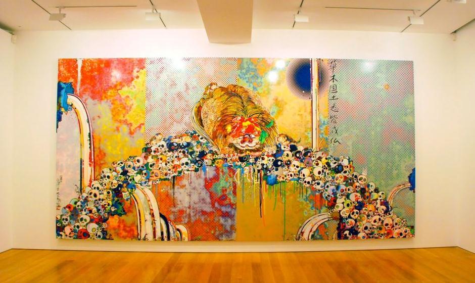 14. Выставка «Цветочки и черепушки» японского художника Такаси Мураками