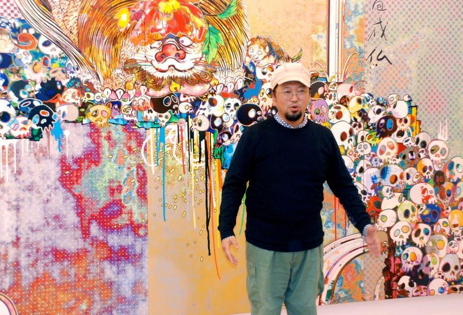 15. Выставка «Цветочки и черепушки» японского художника Такаси Мураками