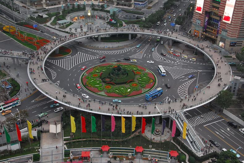 Круглый мост в Шанхае