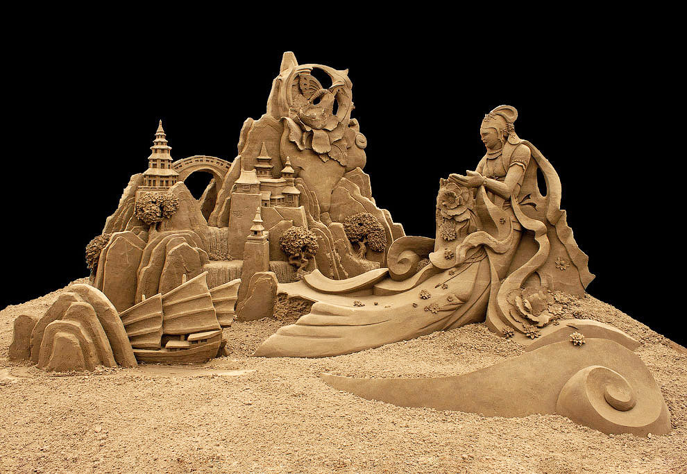 Песчаная скульптура. (Joo Heng Tan)