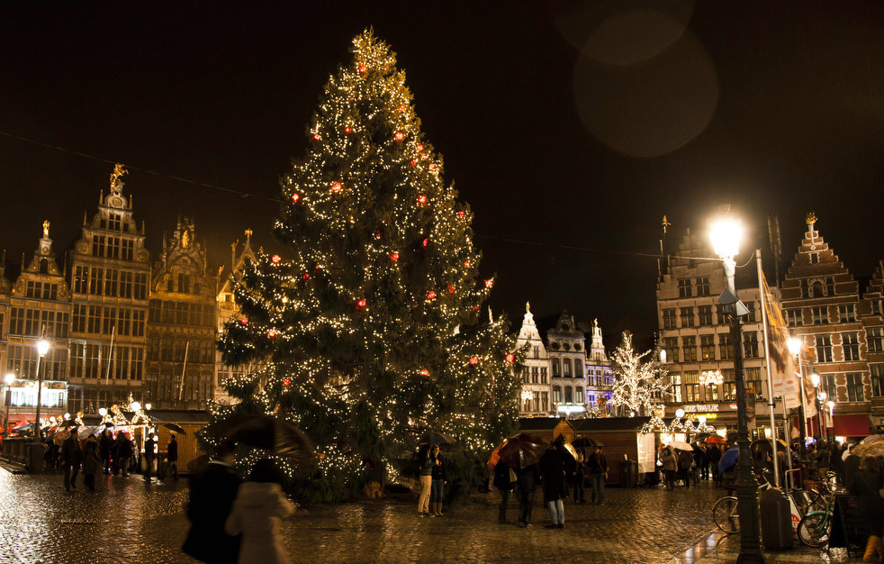 Рождественская ёлка в Бельгии
