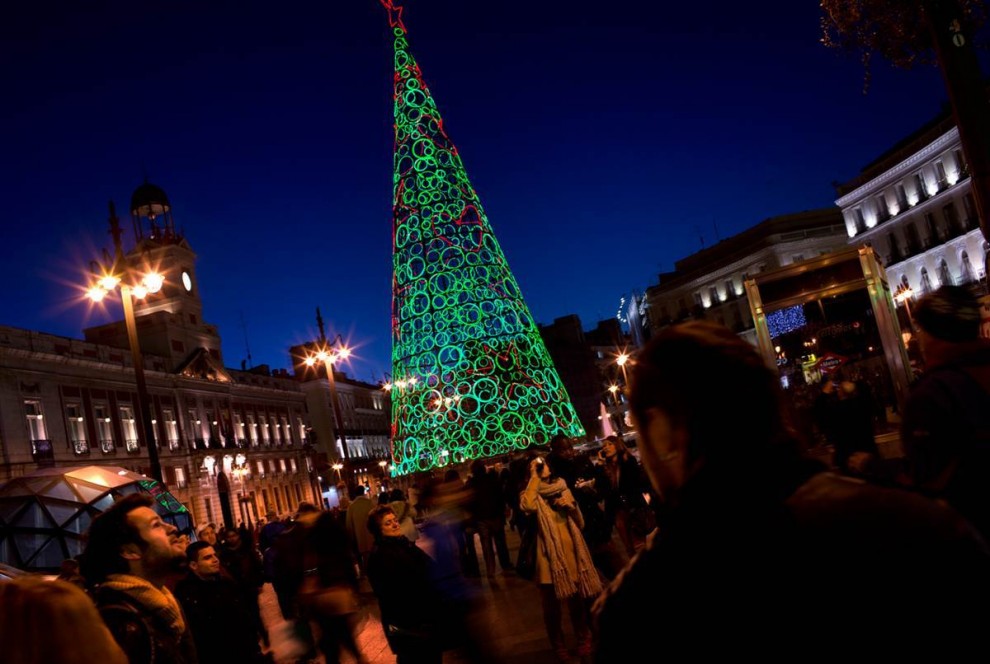 Рождественская ёлка в Мадриде