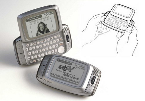16. 2002 - T-Mobile Sidekick. Раздвижной механизм быстро ломался
