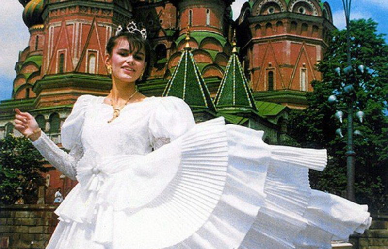 Конкурс красоты "Московская красавица", 1988 г.