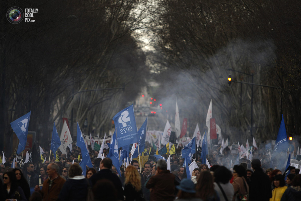 Демонстрация в Лиссабоне