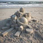 Геометрические замки из песка