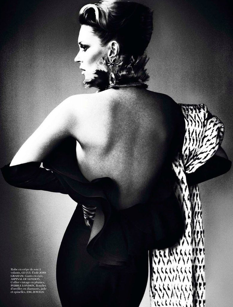 Кейт Мосс в Vogue Paris, апрель 2013