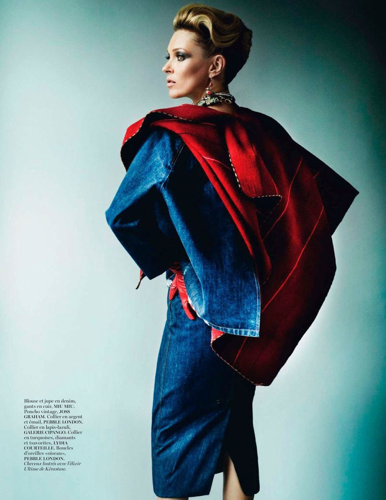 Кейт Мосс в Vogue Paris, апрель 2013