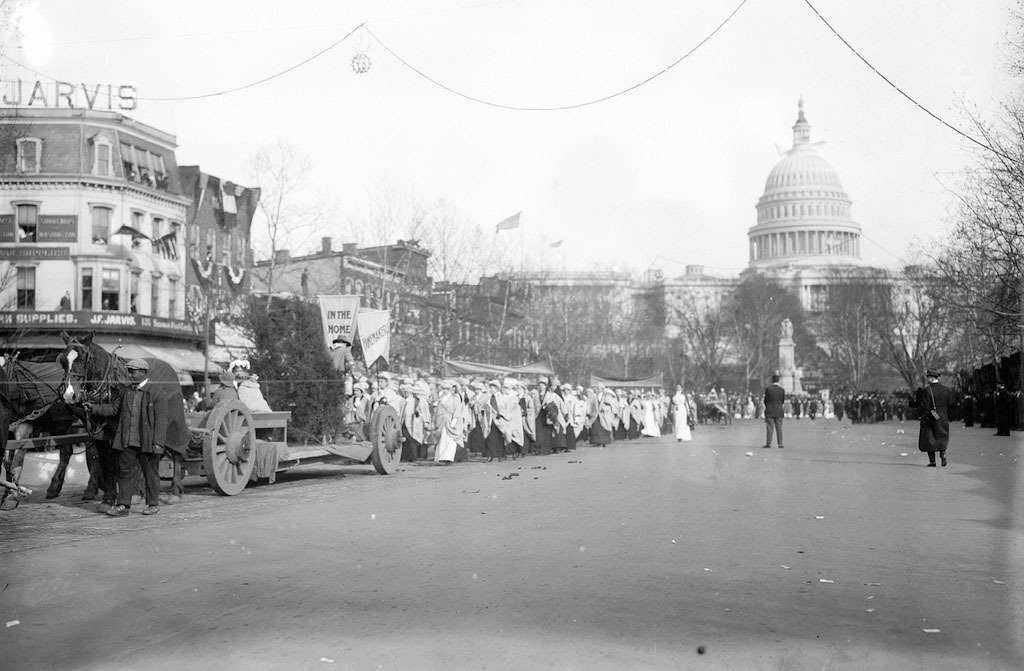 Парад женщин за равноправие, 1913 г