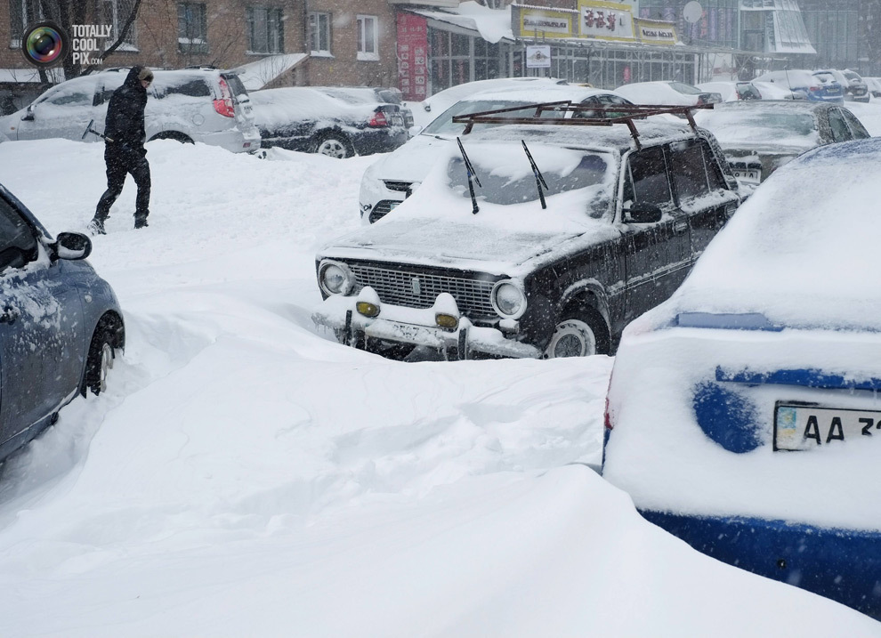 Снегопады в Киеве