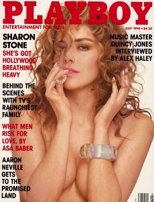 Шэрон Стоун в Playboy USA, июль 1990  г.