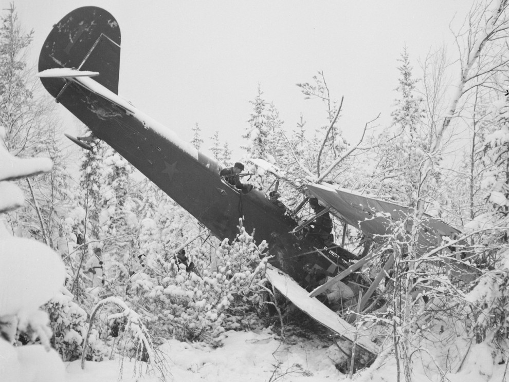 Сбитый советский самолёт