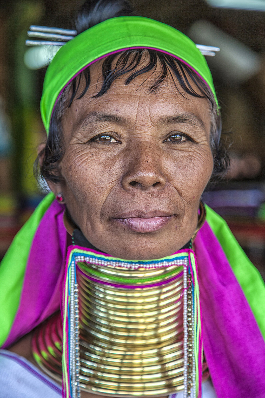 Женщина народа Падаунг