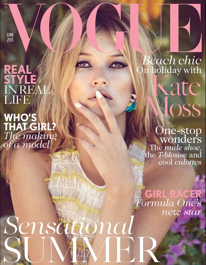 Кейт Мосс в Vogue UK, июнь 2013