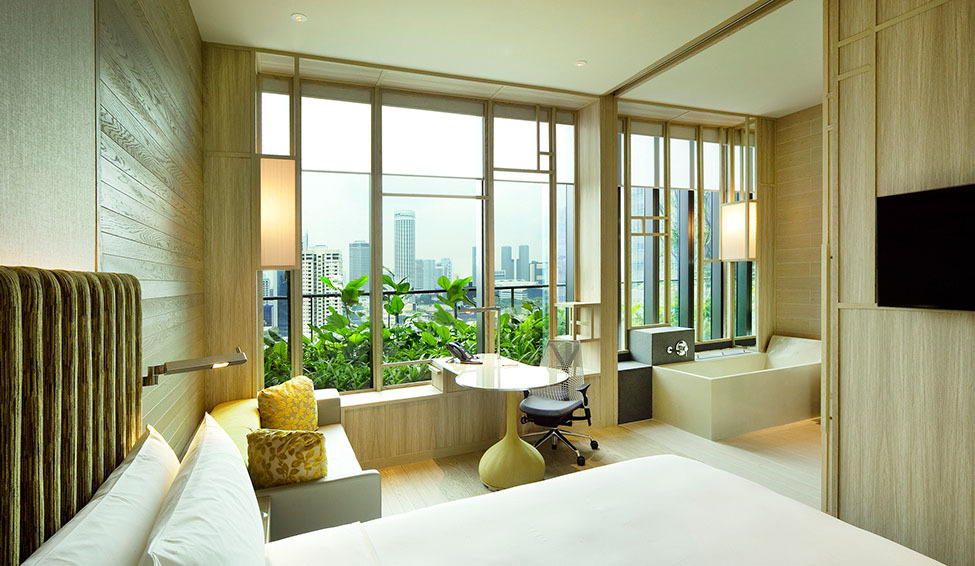 Отель-сад Parkroyal в Сингапуре